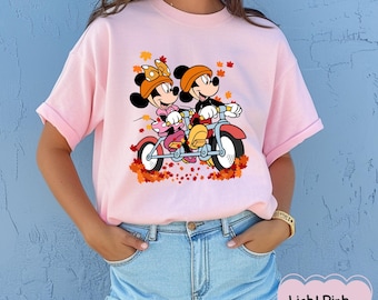 Mickey Minnie Fall T-shirt, Fall Disney Shirt, Mickey Autumn Shirt, Disney Halloween Party Shirt, Disney Fall Shirt, Pumpkin Shirt