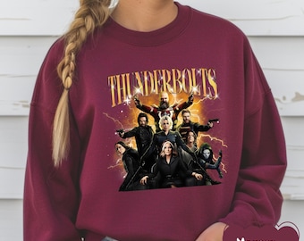 Thunderbolts MCU Shirt: Yelena Belova & Bucky Barnes Fan Sweater
