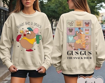 Disney ziet eruit als een snack Gus Gus-trui, Gus Gus-shirt, Disneyland Trip-shirt, Assepoester-shirt Gus Gus, bijpassende shirt Disney-familie