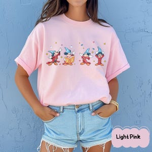 Walt Disney Fantasia Mickey Watercolor T-Shirt , Fantasia Mickey Shirt, Disneyland Family Matching Shirt, WDW Tee, Mickey Sorcerer T-Shirt