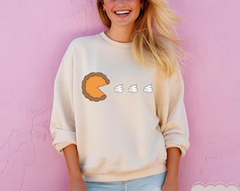 Pumpkin Pies Sweatshirt, Pumpkin Pie Sweatshirt, Thick Thighs Sweatshirt, Thanksgiving Sweatshirt for Women, Thanksgiving Sweatshirt