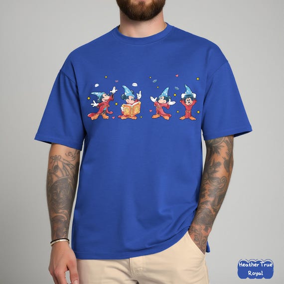 ウォルト・ディズニー ファンタジア ミッキー 水彩 T シャツ