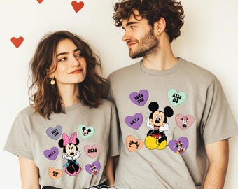 Main Street Disney Shirt, Mickey Minnie Valentine Shirt, Disney Sweethearts Shirt, Disney Valentine Couple Main Street Shirt