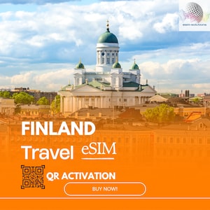 eSIM For Finland 10GB for 30 Days (Data only) QR Delivery