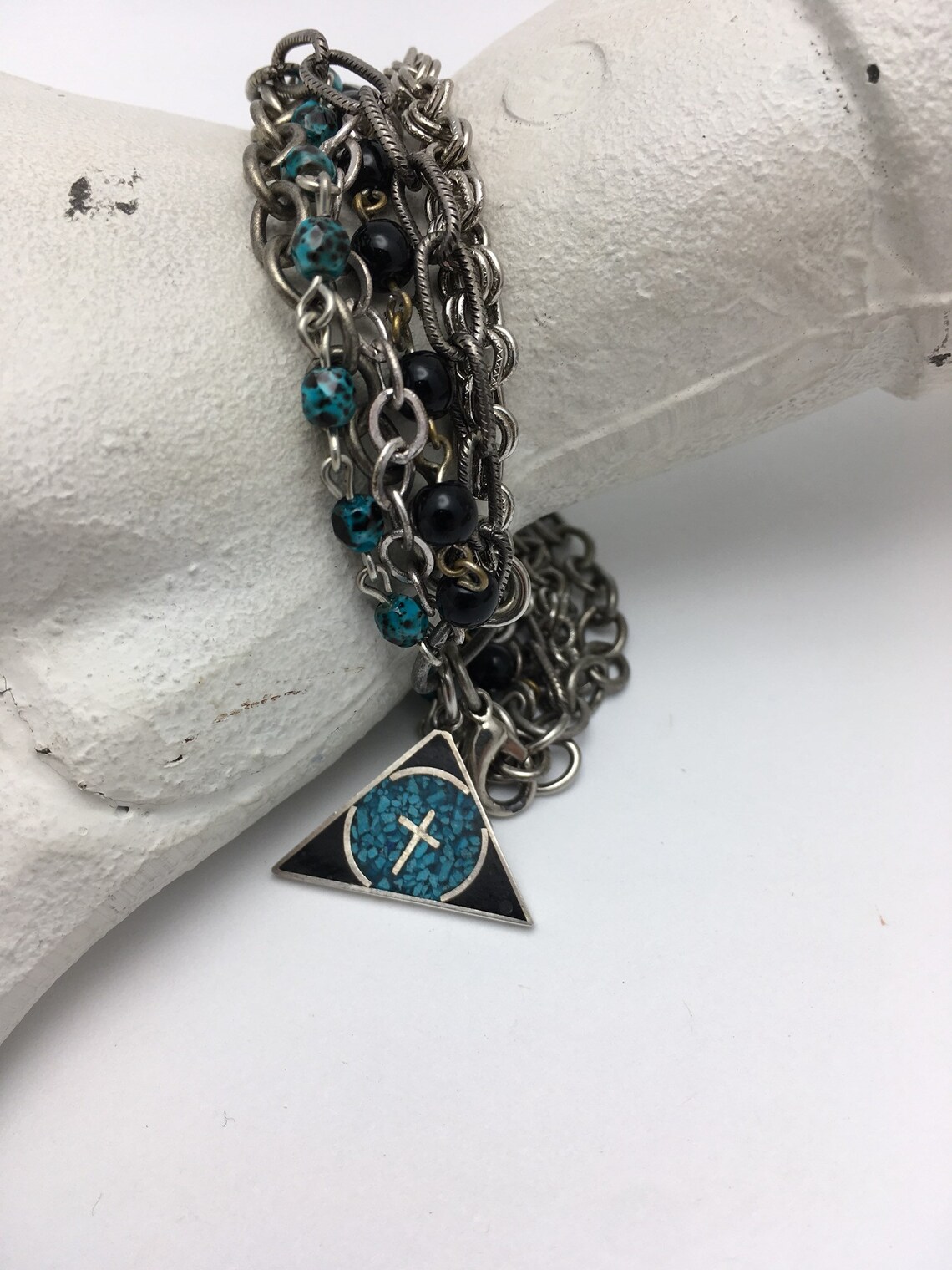 Cross Bracelet Religious Charm Bracelet Religious Bracelet Etsy