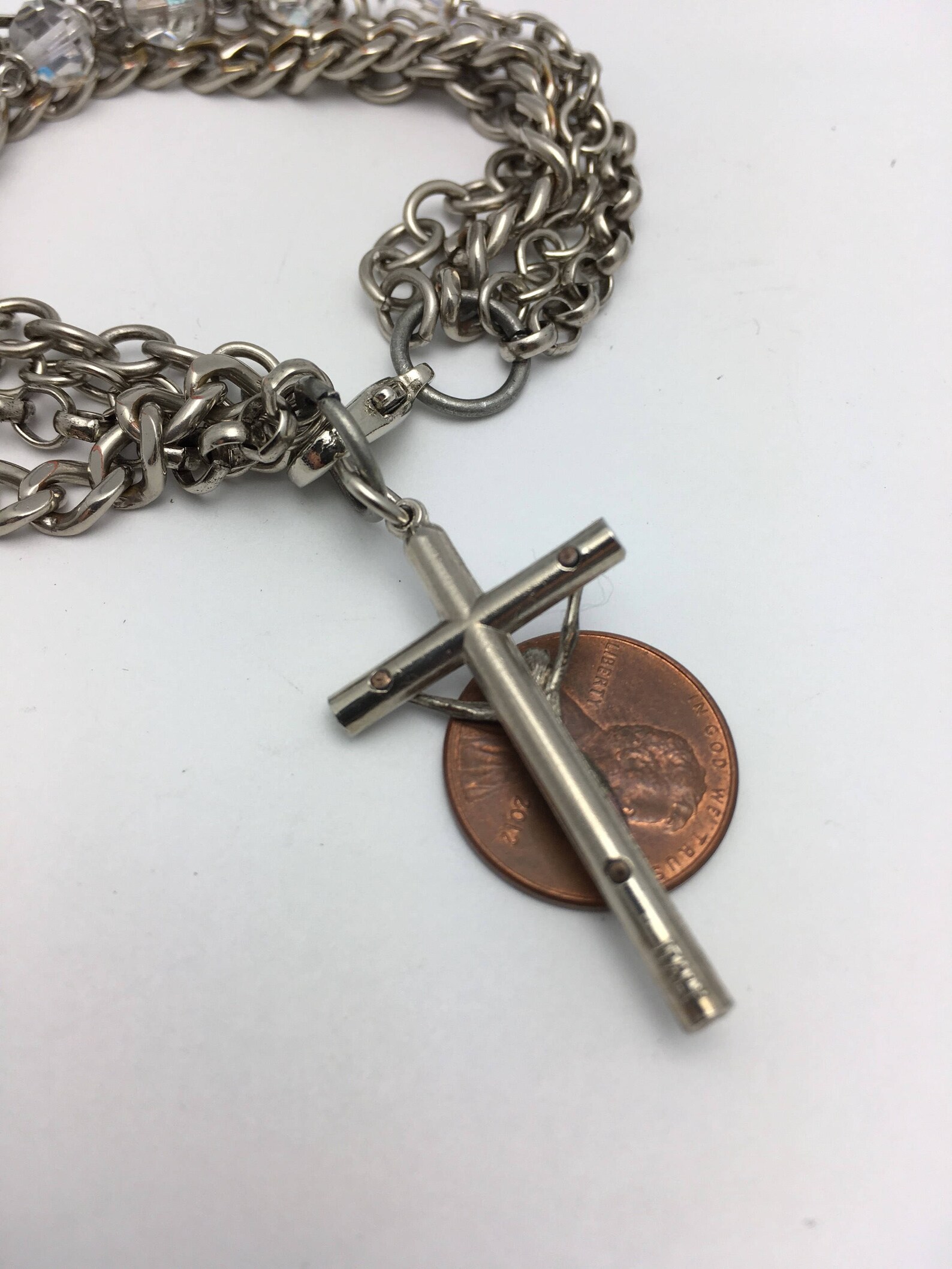 Cross Bracelet Religious Charm Bracelet Religious Bracelet Etsy