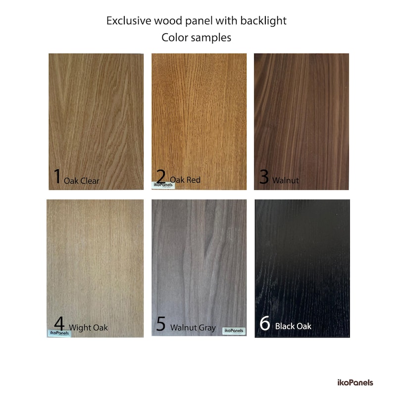 Exclusive Walnut Wall Panel With Backlight - Etsy