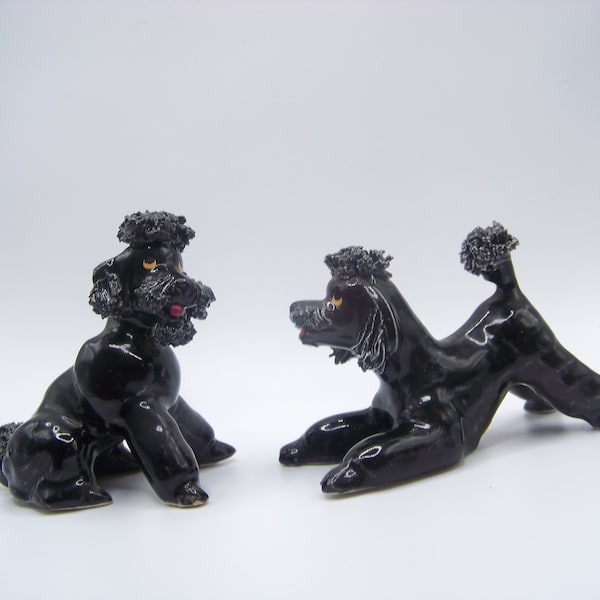 Vintage Spaghetti Poodles Set of 2 Japan