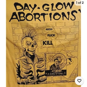 DAYGLO ABORTIONS feed us fetus tshirt classic punk hardcore Nirvana Flipper