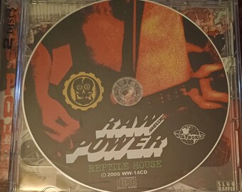 RAW POWER Reptile House CD Dvd 1998 Italian Hardcore Punk Legends
