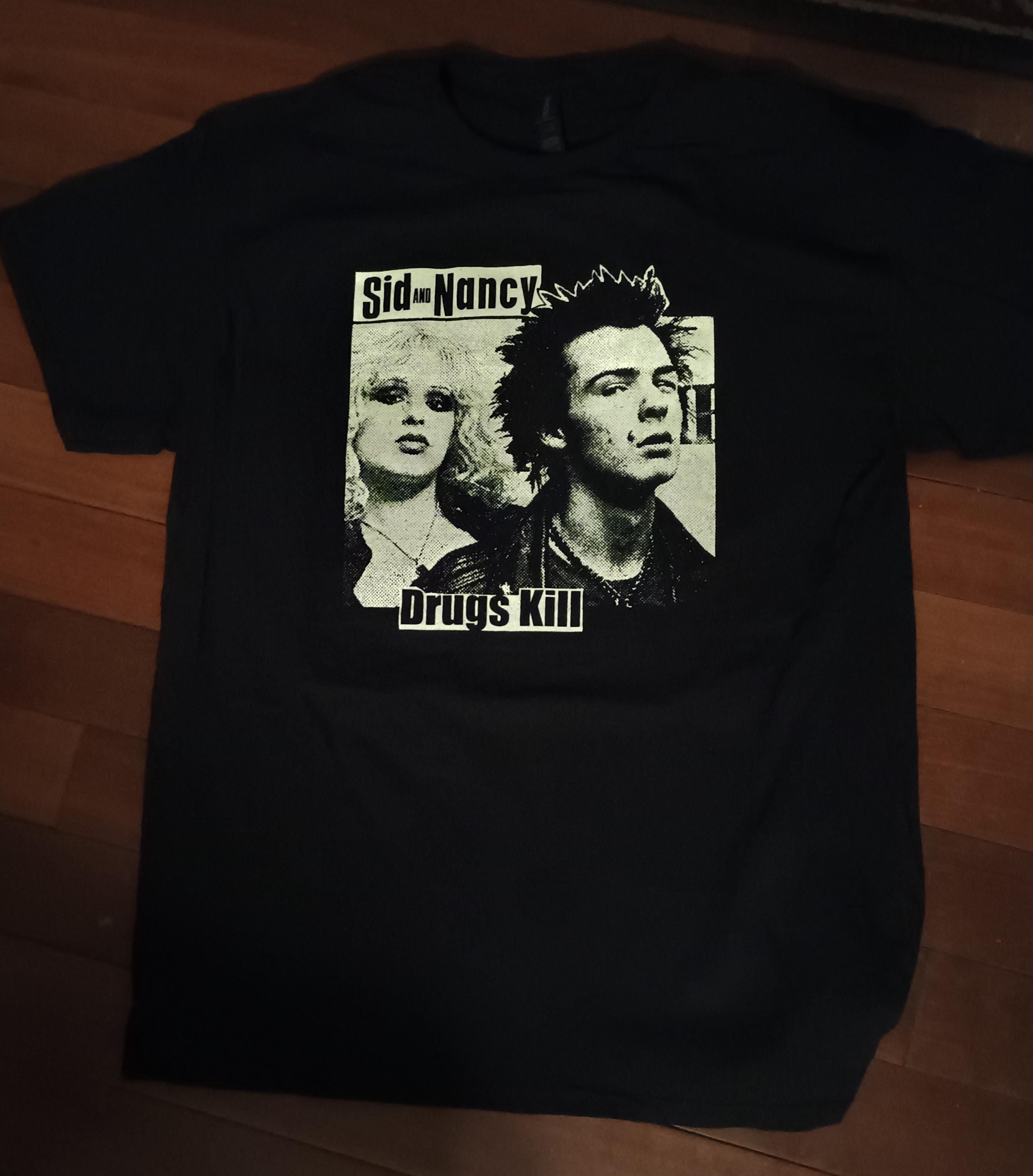 SID VICIOUS Tshirt Sex Pistols Punk Sid and Nancy DRUGS Kill - Etsy
