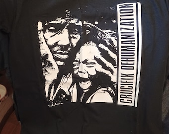 90s Vintage Crucifix T-shirt : Punk Crust - Etsy