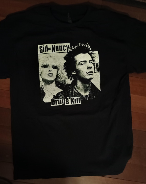 SID VICIOUS Tshirt Sex Pistols Punk Sid and Nancy DRUGS Kill - Etsy