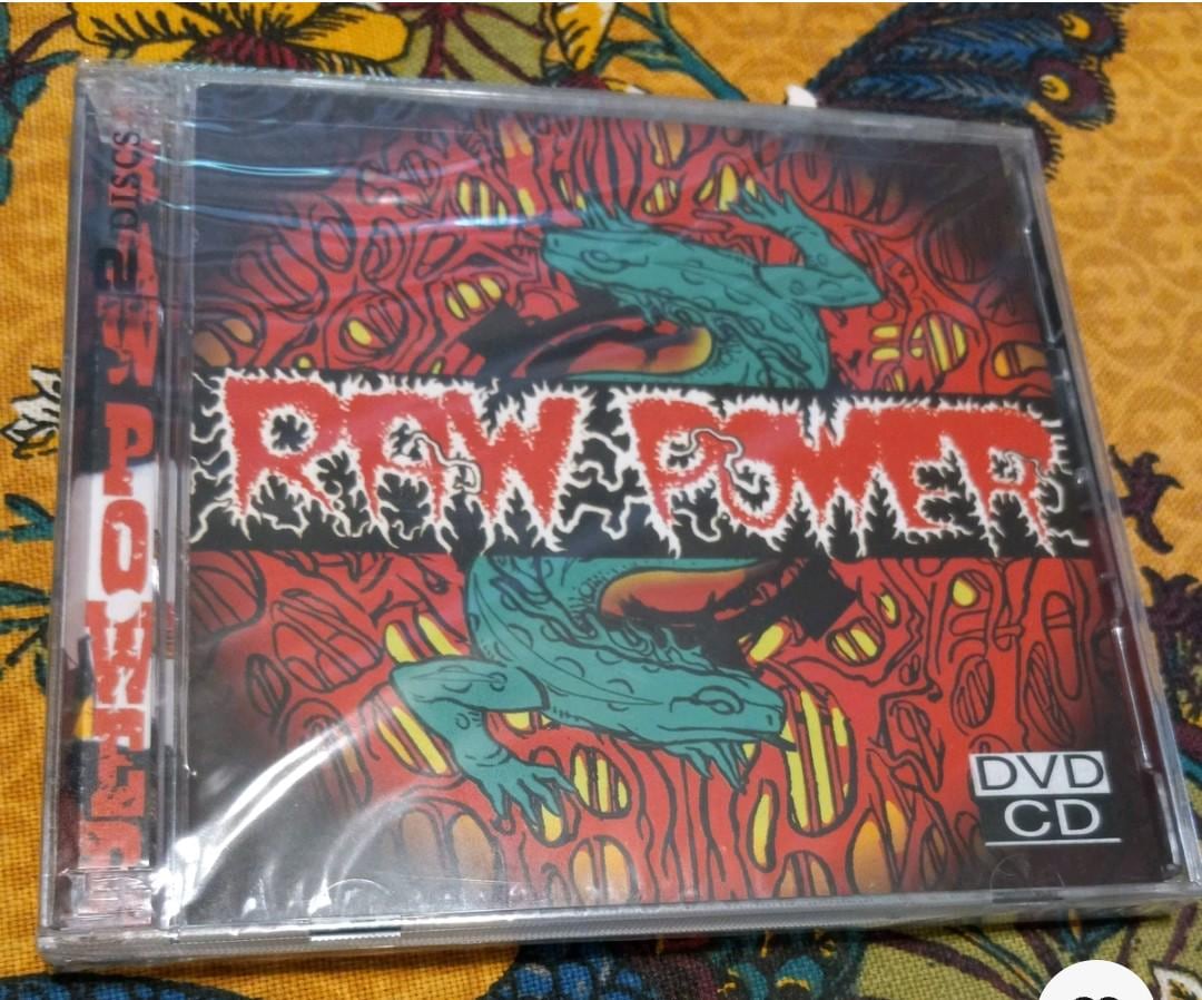 RAW POWER Reptile House CD Dvd 1998 Italian Hardcore Punk Legends