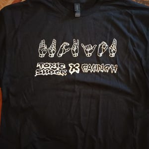 Toxic Shock Records Raunch Records collaboration tshirt punk hardcore