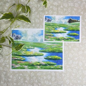 Secret Garden Print | Wall Decoration | Studio Ghibli Anime Lovers | Landscape Cozy Watercolor Art | Whimsical Aesthetic image 6