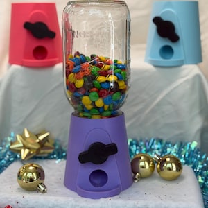 Mason Jar Candy Dispenser – 3D Printed Desktop Treat Machine