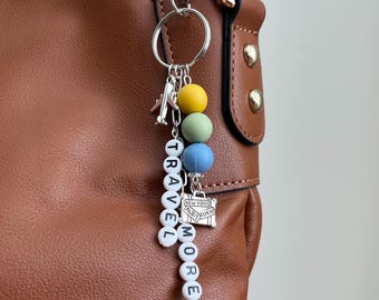 Travel More Bag Charm: Vacation Adventure Accessories
