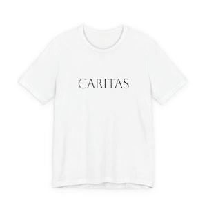 Caritas Embroidered Jersey Short Sleeve Tee