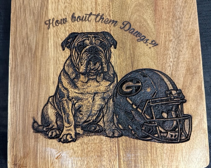 Featured listing image: Georgia Bulldogs charcuterie board