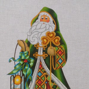 Irish Santa Needlepoint Canvas