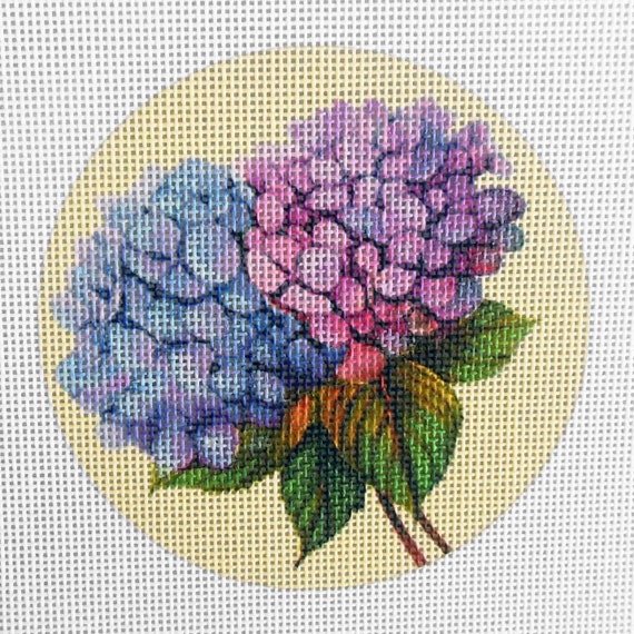 Hydrangea Needlepoint Canvas Etsy