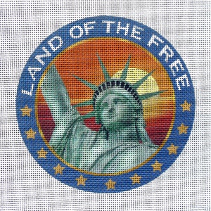Land of the Free Needlepoint Canvas