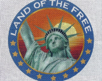 Land of the Free Needlepoint Canvas