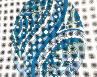 Chinoiserie Egg Needlepoint Canvas