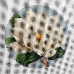 Magnolia  Needlepoint Canvas Flower