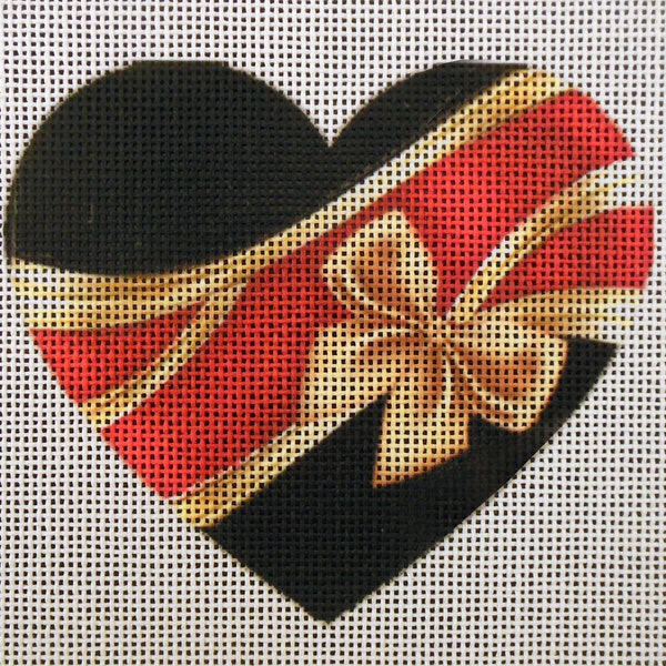 Uptown Heart Needlepoint Canvas