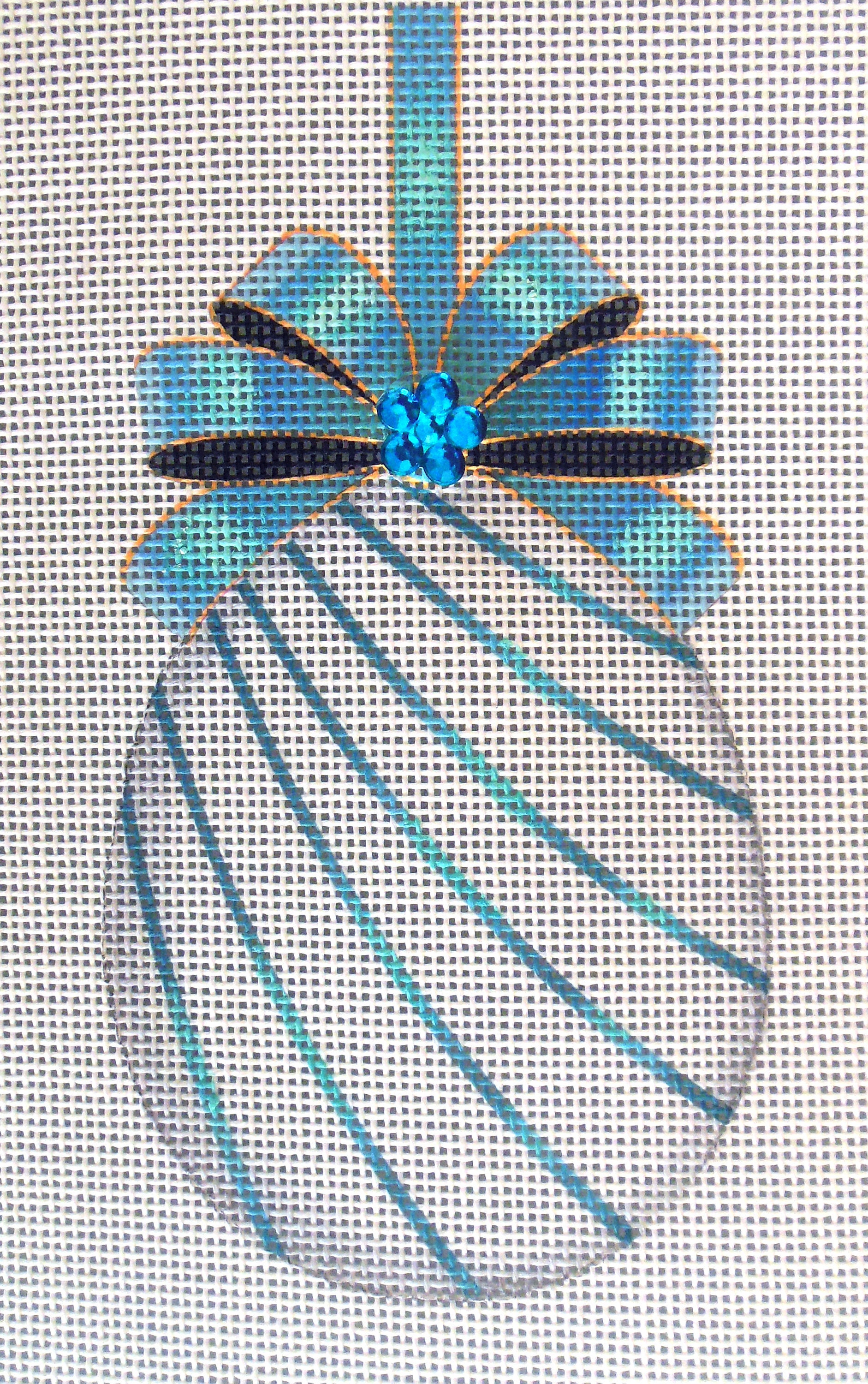 Canvas à Broder Emma Ball - Fresh Eggs Hand Painted - 13 Mesh Multicolore - Neuf USA