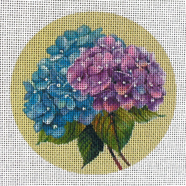 Hydrangea Needlepoint Canvas Etsy
