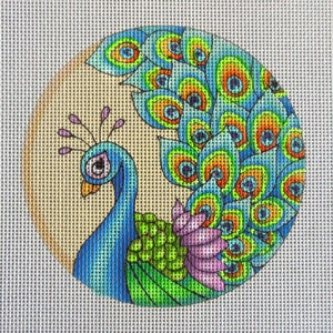 Peacock Needlepoint Canvas