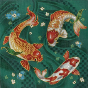 Koi Dreams Needlepoint Canvas