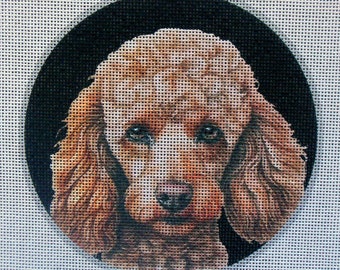 Poodle Needlepoint Canvas