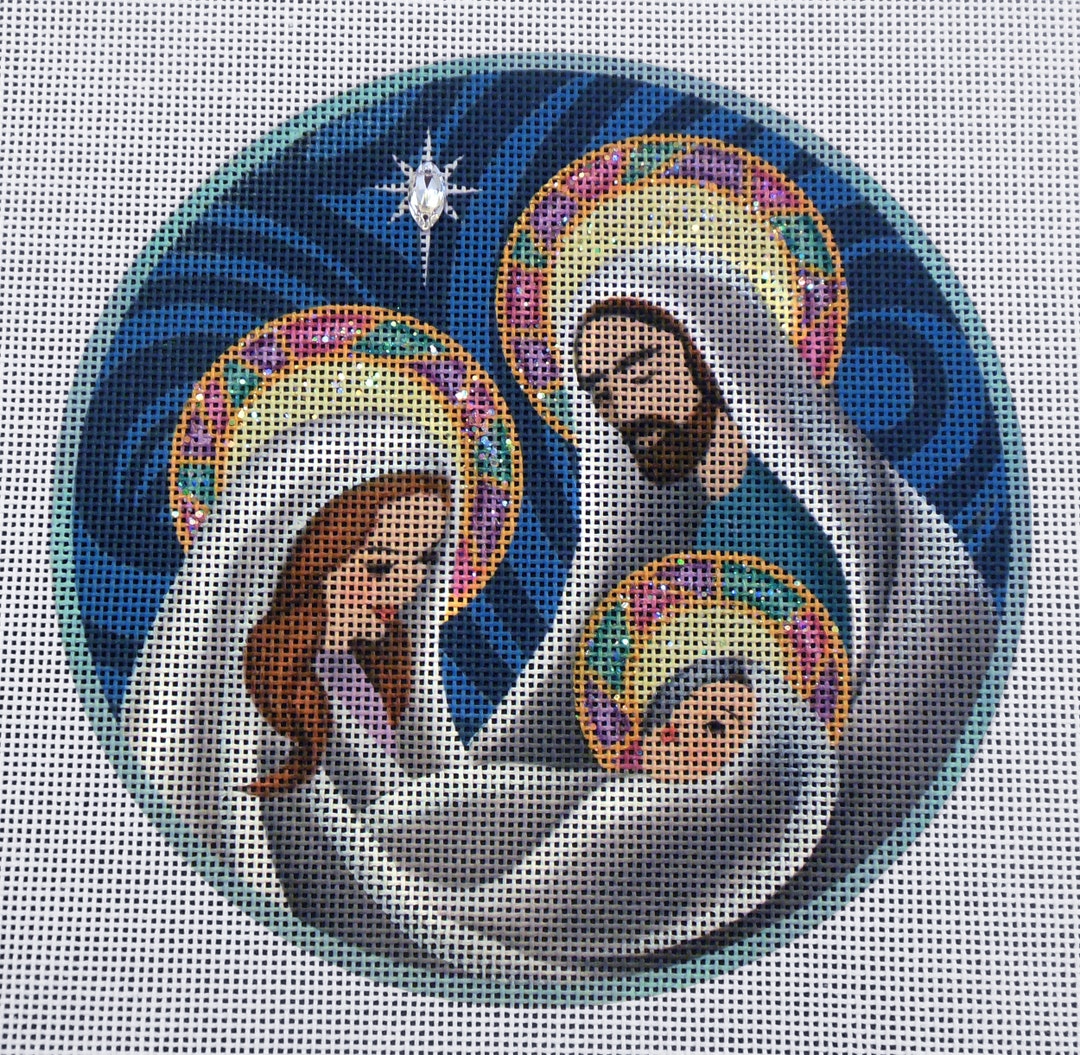 Christmas Day Nativity Needlepoint Canvas - Etsy