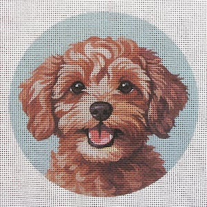 Cavapoo 1 or 3 (choice) Needlepoint Canvas