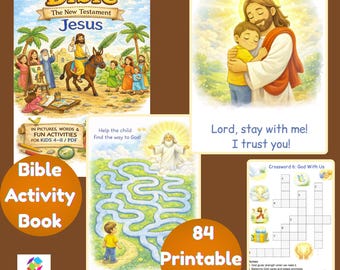 Livro de atividades sobre Jesus e o Novo Testamento para crianças (Download em PDF)