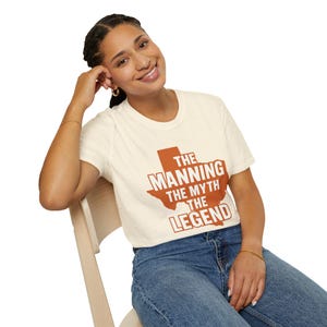 T-shirt Texas Longhorns Arch Manning : t-shirt de football style vintage