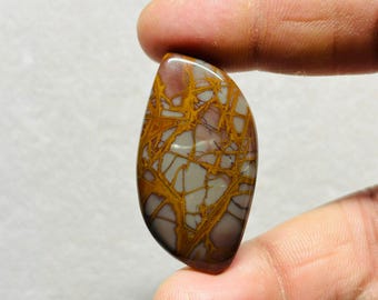 Noreena Jasper 100% naturale cabochon pietra preziosa sciolta (forma specifica) (dimensioni - 21,12x39,84x6,16 mm) (peso in carati - 42,10) ZM-207
