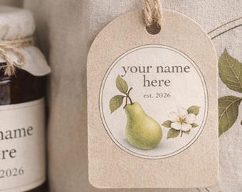 Modèle de marque de ferme conçu par l'entreprise • Logo et système de badges modifiables pour confitures, gelées et marques de garde-manger • Canva