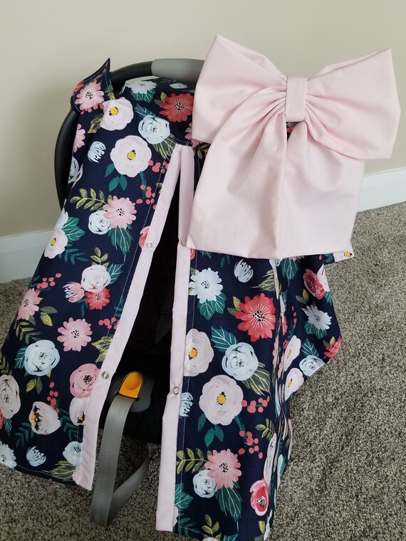 Cat Canopy Fl Cover With Large Bow Car Seat