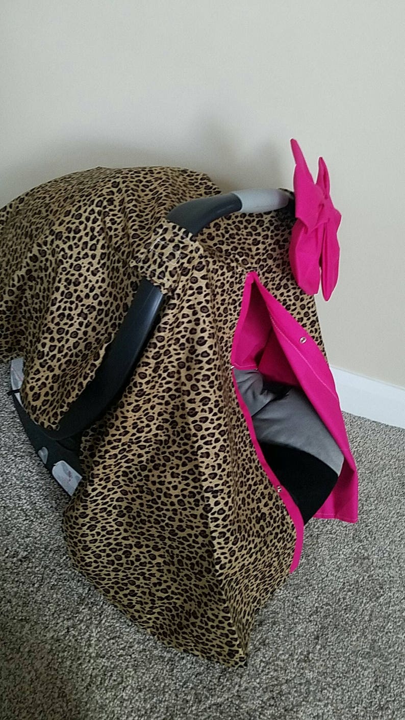 Leopard Car Seat Cover Cheetah Carseat Cover Baby Girl Car Etsy