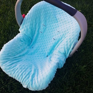 Infant Minky Car Seat Liner, Infant Carrier Cover, Baby Car Seat Cover, You Choose Minky