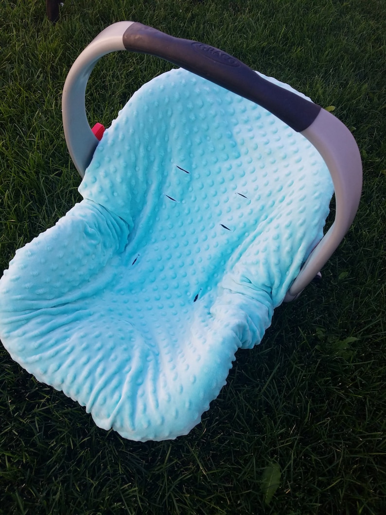 Infant Minky Car Seat Liner Infant Carrier Cover Baby Car Etsy