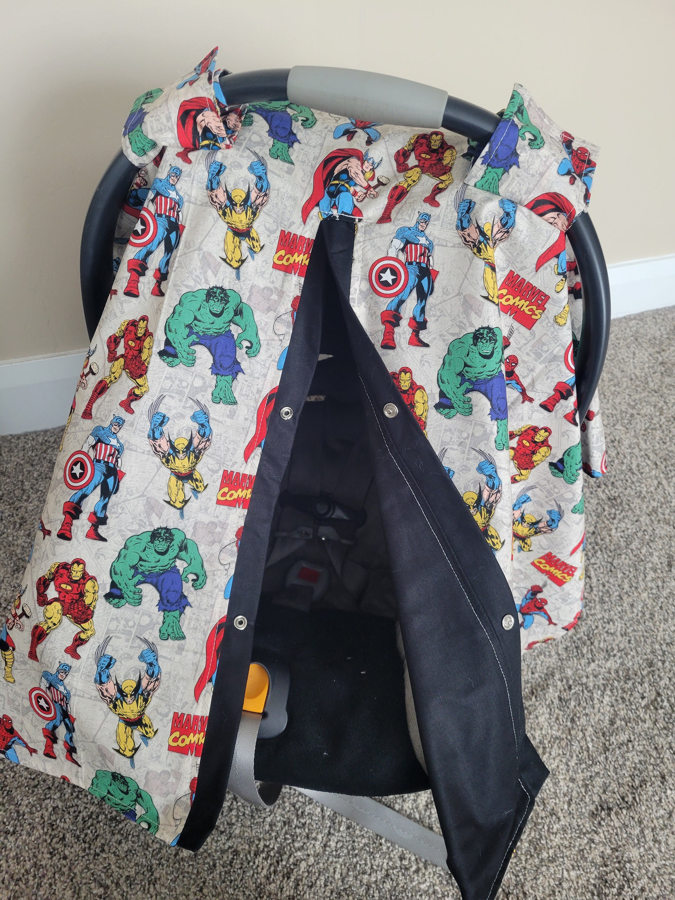 Baby Clothes Marvel Baby Car Seat Covers Avengers Crib Set