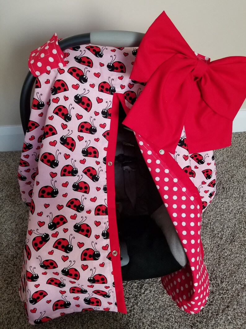 Lady bug car seat canopy car seat cover infant carseat cover Etsy