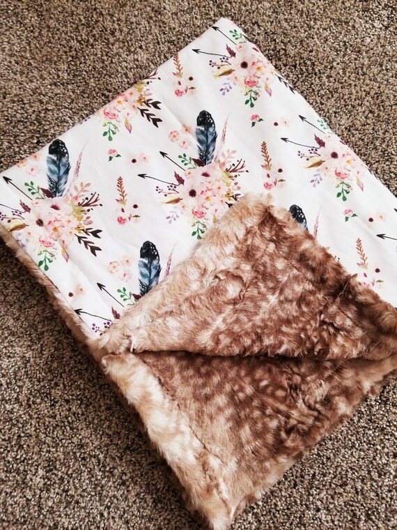 fawn minky blanket