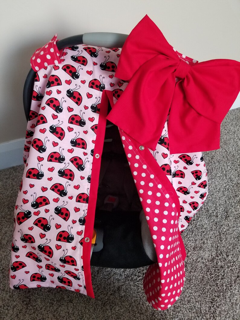Lady bug car seat canopy car seat cover infant carseat cover Etsy
